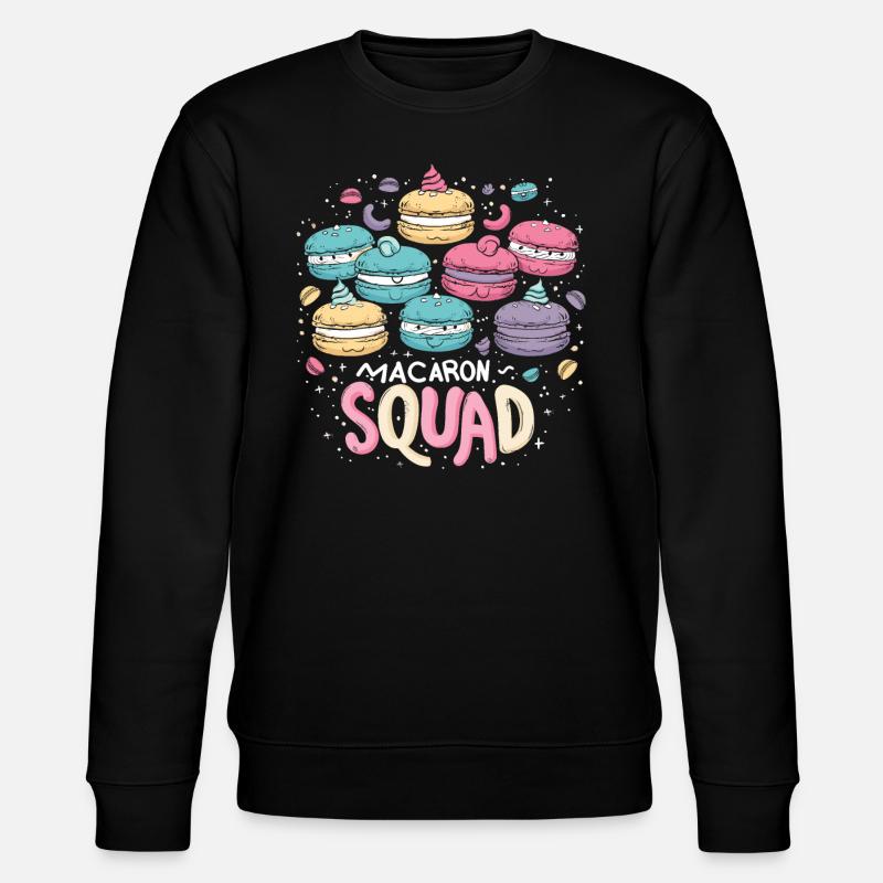 Macaron lovers Macaron Baker - Stanley/Stella CHANGER Unisex Organic Sweatshirt - black