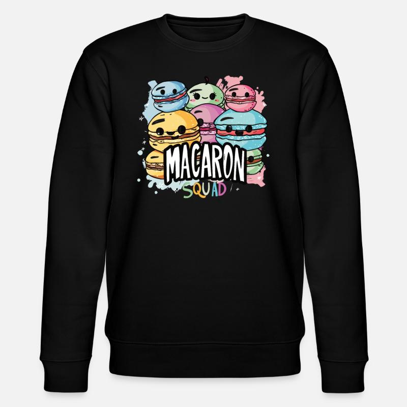 Macaron lovers Macaron Baker - Stanley/Stella CHANGER Unisex Organic Sweatshirt - black
