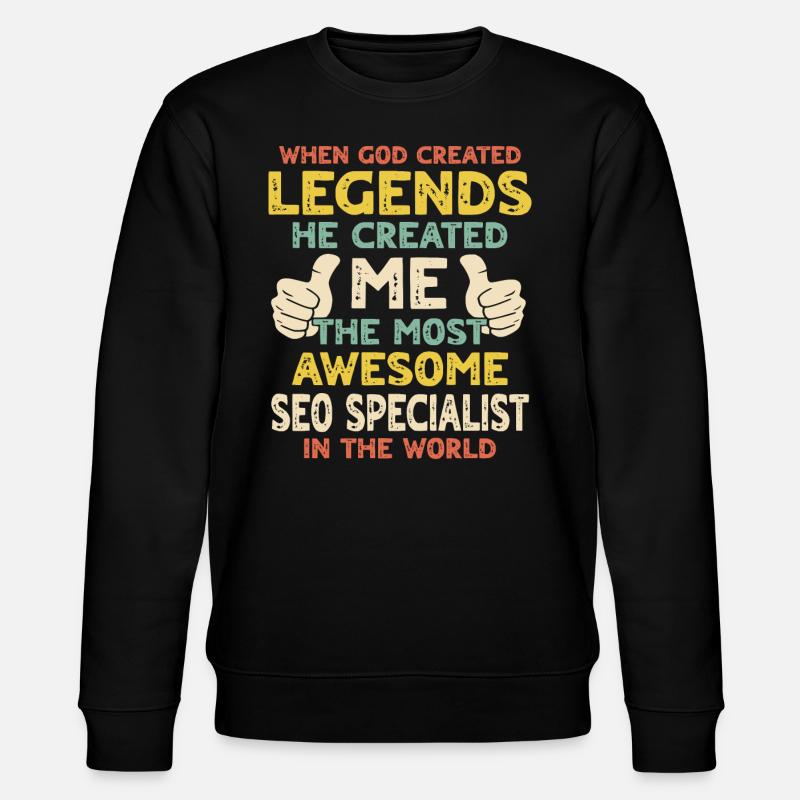 SEO Manager - Stanley/Stella Unisex Bio-Sweatshirt CHANGER  - Schwarz