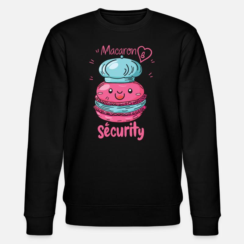 Macaron-liebhaber Macaron Baker - Stanley/Stella Unisex Bio-Sweatshirt CHANGER - Schwarz