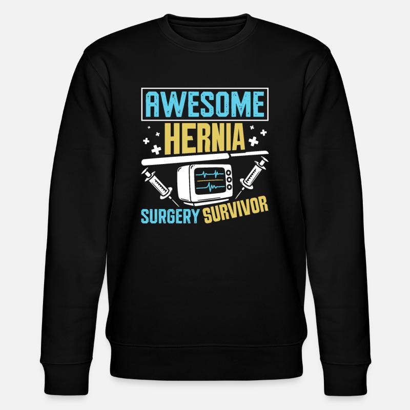 Hernia Surgery - Stanley/Stella Unisex Bio-Sweatshirt CHANGER  - Schwarz