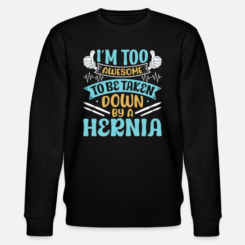 Hernia Surgery - Stanley/Stella Unisex Bio-Sweatshirt CHANGER  - Schwarz