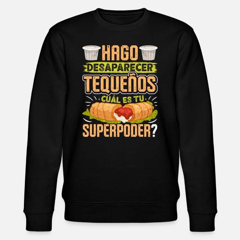 Tequenos venezolanisch - Stanley/Stella Unisex Bio-Sweatshirt CHANGER  - Schwarz
