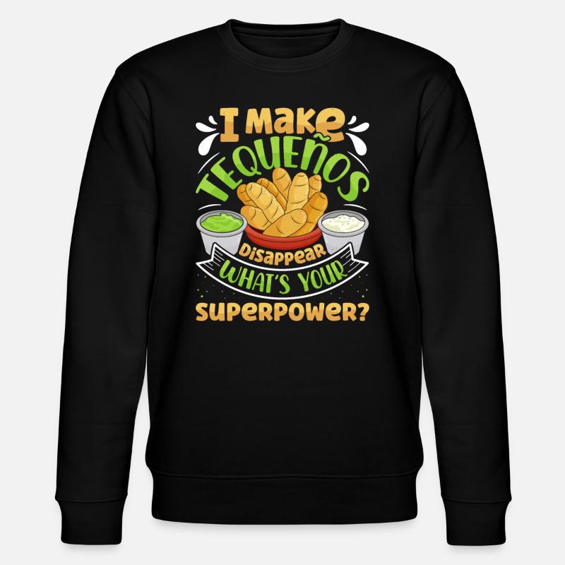 Tequenos venezolanisch - Stanley/Stella Unisex Bio-Sweatshirt CHANGER  - Schwarz