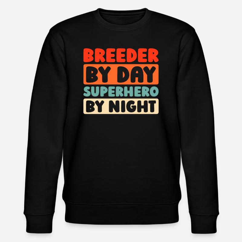 Züchter - Stanley/Stella Unisex Bio-Sweatshirt CHANGER  - Schwarz