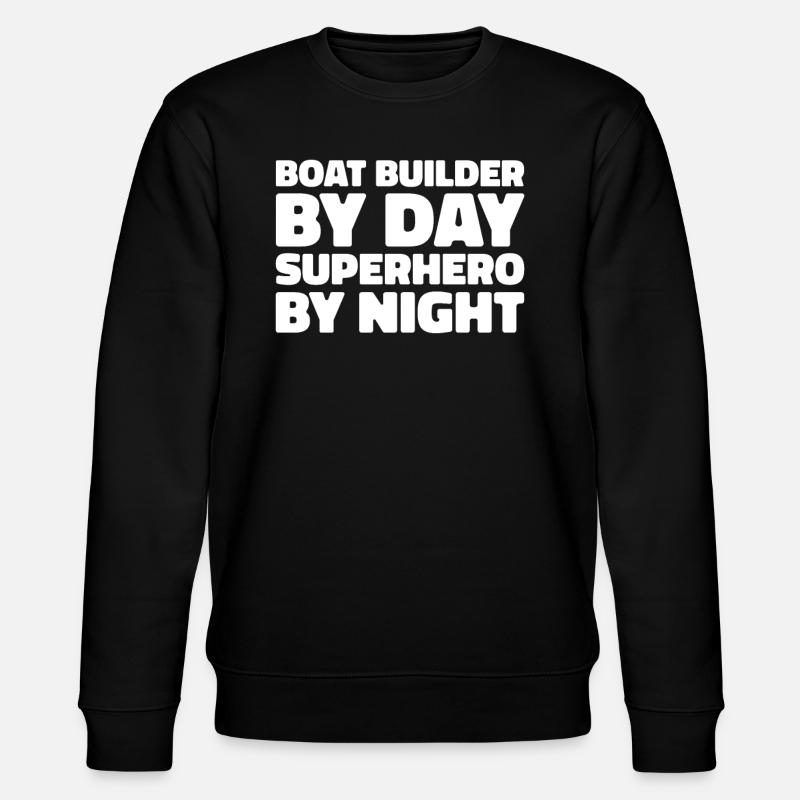 Bootsbauer - Stanley/Stella Unisex Bio-Sweatshirt CHANGER  - Schwarz