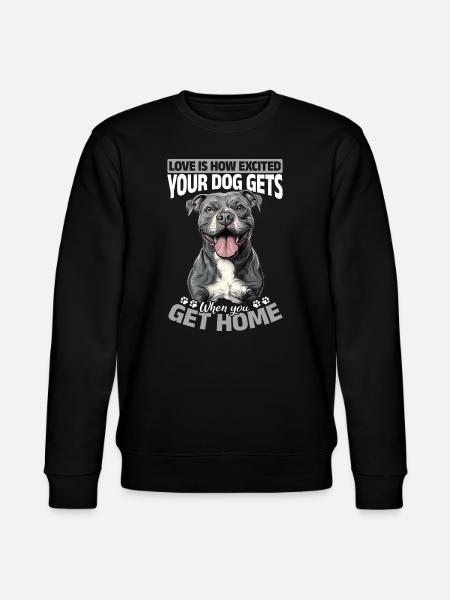 Pitbull Terrier Dog Owner - Stanley/Stella Unisex Bio-Sweatshirt CHANGER - Schwarz