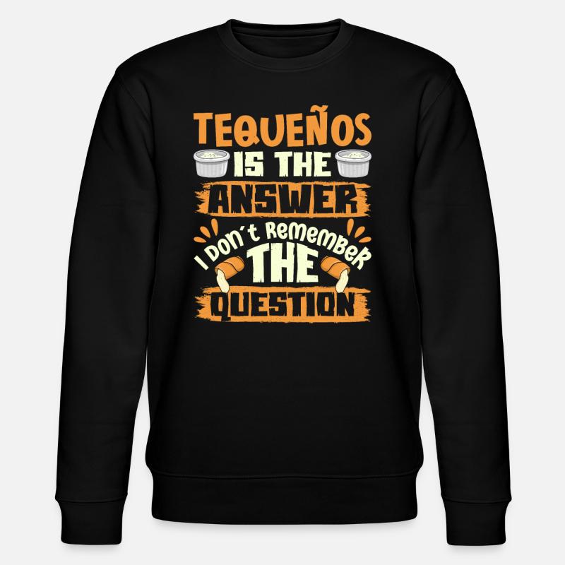 Tequenos venezolanisch - Stanley/Stella Unisex Bio-Sweatshirt CHANGER  - Schwarz