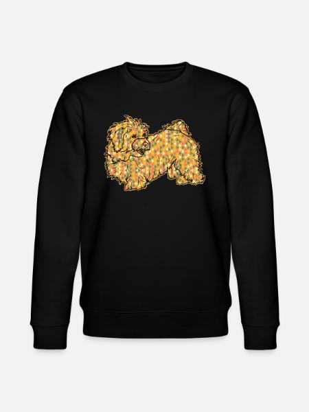 Havanese Dog Geometric - Stanley/Stella CHANGER Unisex Organic Sweatshirt - black