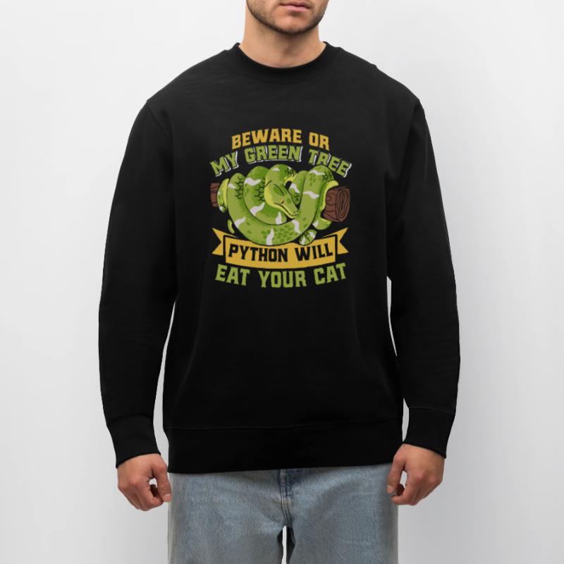 Green Tree Python Stanley/Stella CHANGER Unisex Organic Sweatshirt