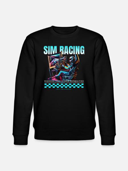 Sim Racing Virtuelles Simulationsspiel - Stanley/Stella Unisex Bio-Sweatshirt CHANGER  - Schwarz