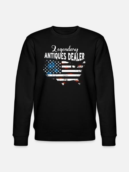 Antique Dealer US - Stanley/Stella CHANGER Unisex Organic Sweatshirt - black