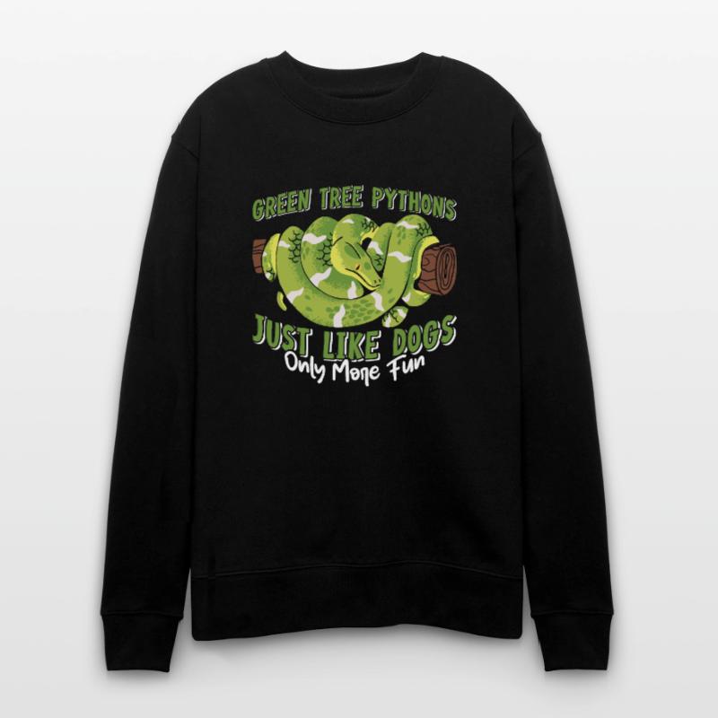 Green Tree Python Stanley/Stella CHANGER Unisex Organic Sweatshirt