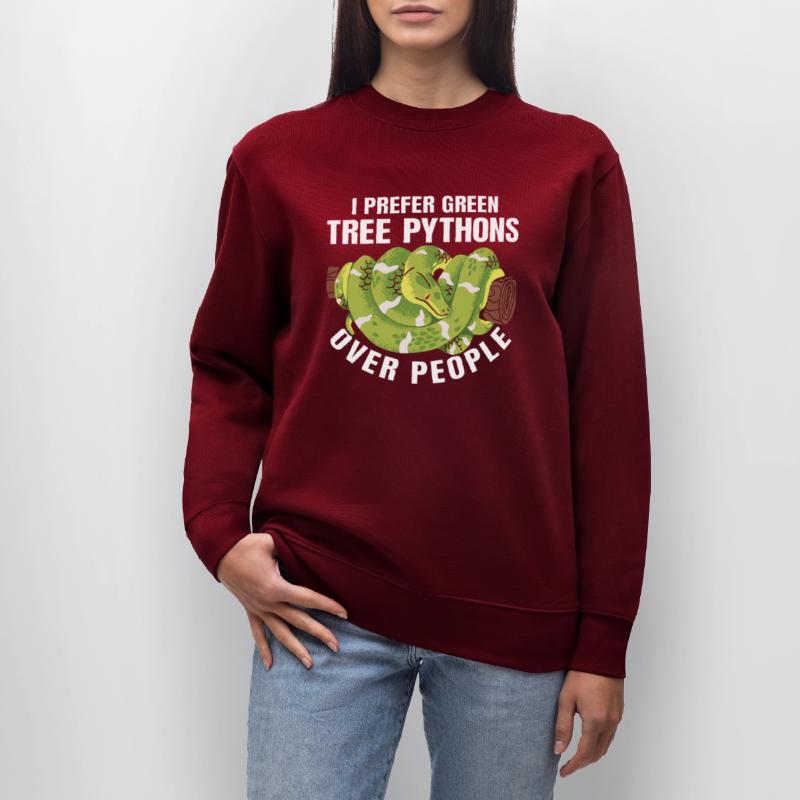 Green Tree Python Stanley/Stella Unisex Bio-Sweatshirt CHANGER 