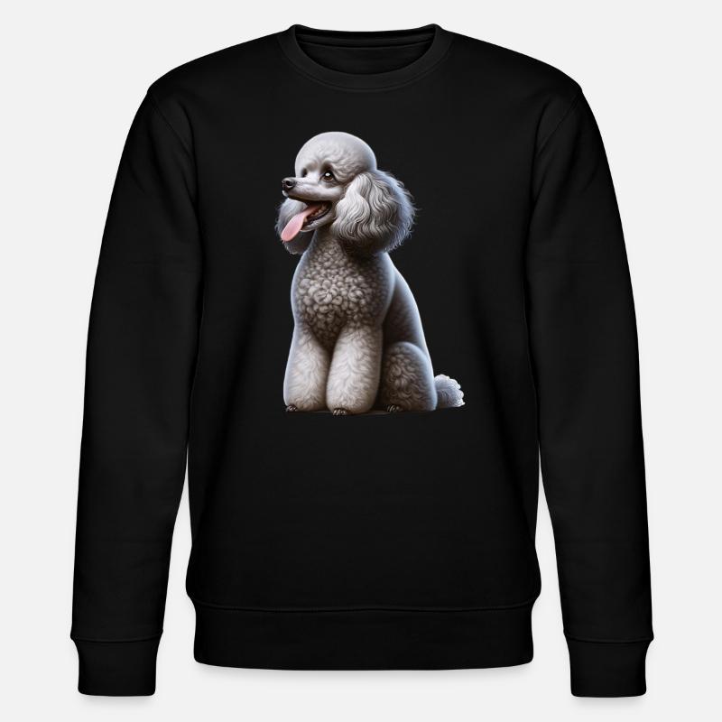 Caniche de pudel - Sweat bio CHANGER Stanley/Stella Unisexe - noir