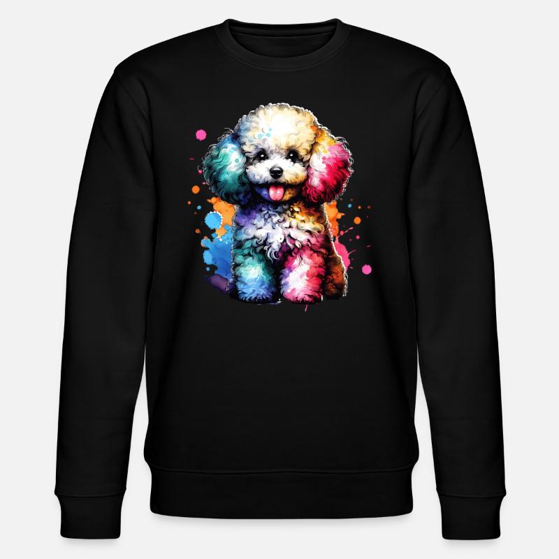 Cadeau caniche - Sweat bio CHANGER Stanley/Stella Unisexe - noir
