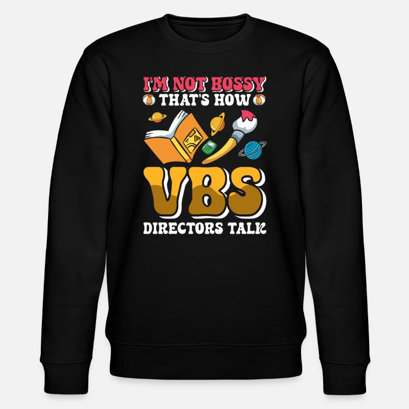 École biblique de vacances, VBS - Sweat bio CHANGER Stanley/Stella Unisexe - noir