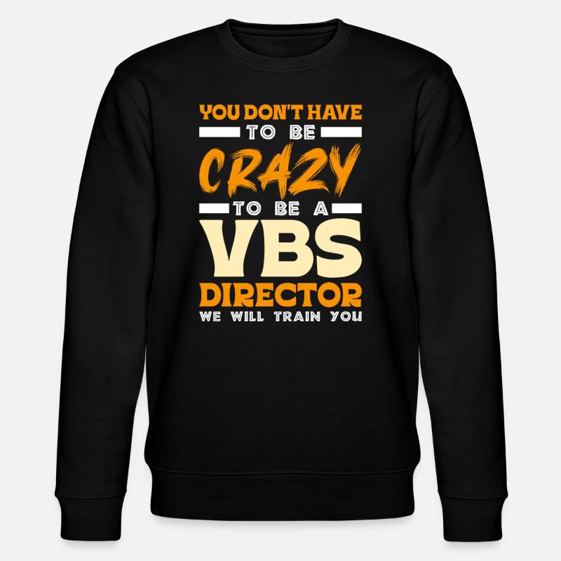 Vacation Bible School, VBS - Stanley/Stella Unisex Bio-Sweatshirt CHANGER  - Schwarz