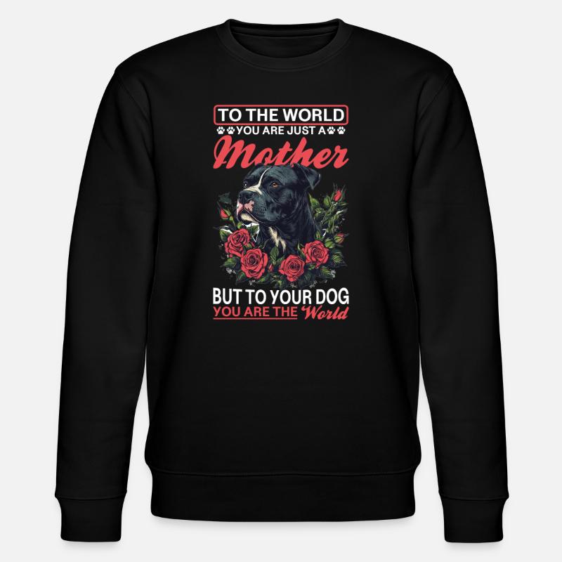 Pitbull Terrier Dog Owner - Stanley/Stella Unisex Bio-Sweatshirt CHANGER  - Schwarz
