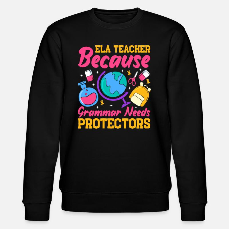 Drôle de professeur d’école d’anglais - Sweat bio CHANGER Stanley/Stella Unisexe - noir
