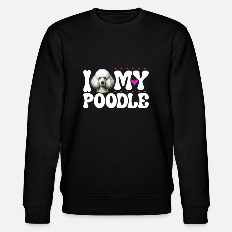 J’adore mon caniche - Sweat bio CHANGER Stanley/Stella Unisexe - noir