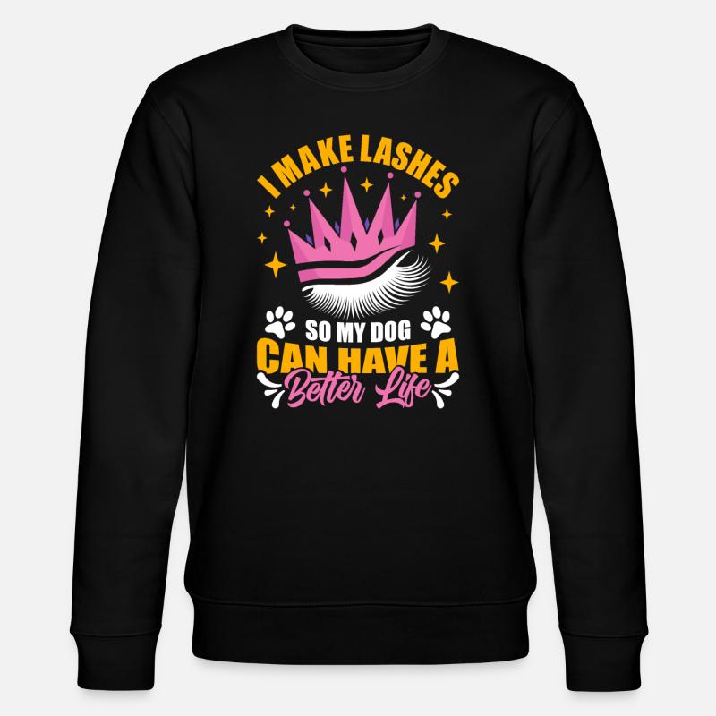 Lash Tech - Stanley/Stella Unisex Bio-Sweatshirt CHANGER  - Schwarz