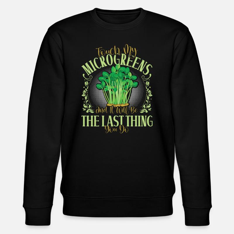 Microgreens Microgreen - Stanley/Stella CHANGER Unisex Organic Sweatshirt - black