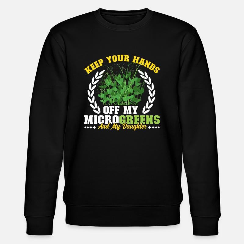 Microgreens Microgreen - Stanley/Stella CHANGER Unisex Organic Sweatshirt - black