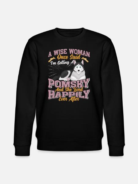Dog saying dog dog - Stanley/Stella CHANGER Unisex Organic Sweatshirt - black