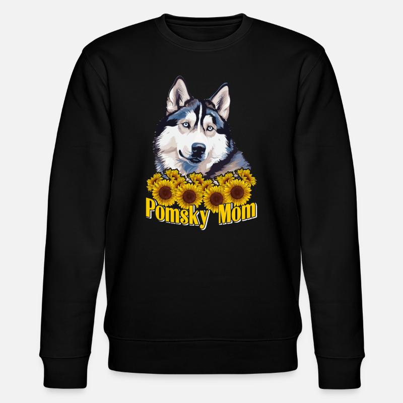 Hundespruch Hunde Hund - Stanley/Stella Unisex Bio-Sweatshirt CHANGER  - Schwarz