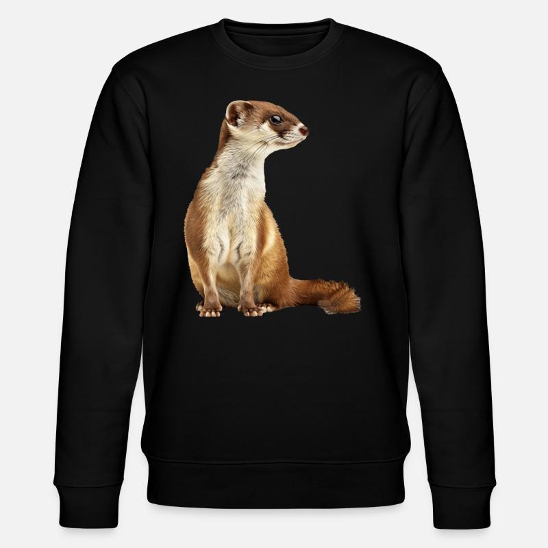 Wiesel - Stanley/Stella Unisex Bio-Sweatshirt CHANGER  - Schwarz
