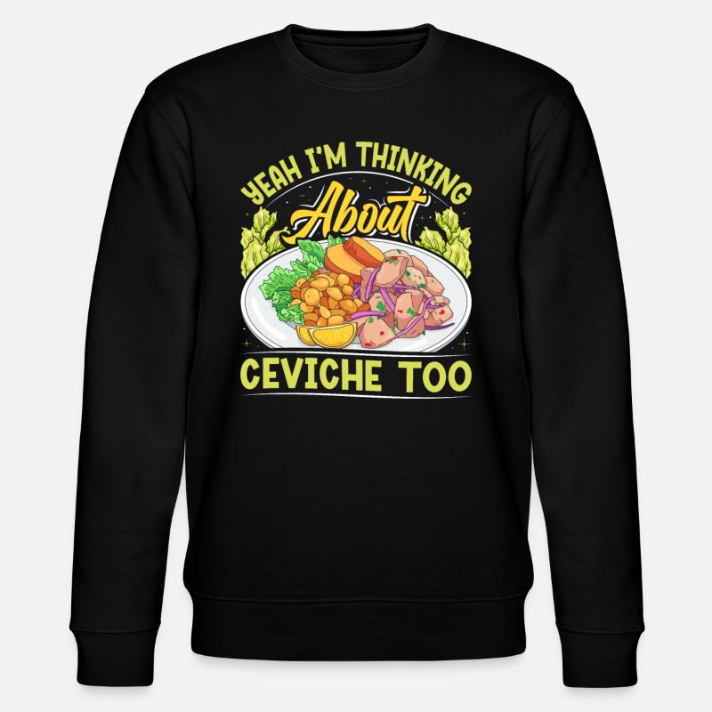 Seafood Peruvian Ceviche - Stanley/Stella Unisex Bio-Sweatshirt CHANGER  - Schwarz
