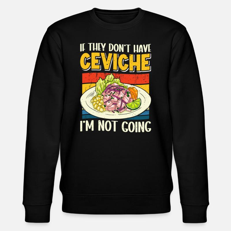 Seafood Peruvian Ceviche - Stanley/Stella Unisex Bio-Sweatshirt CHANGER  - Schwarz