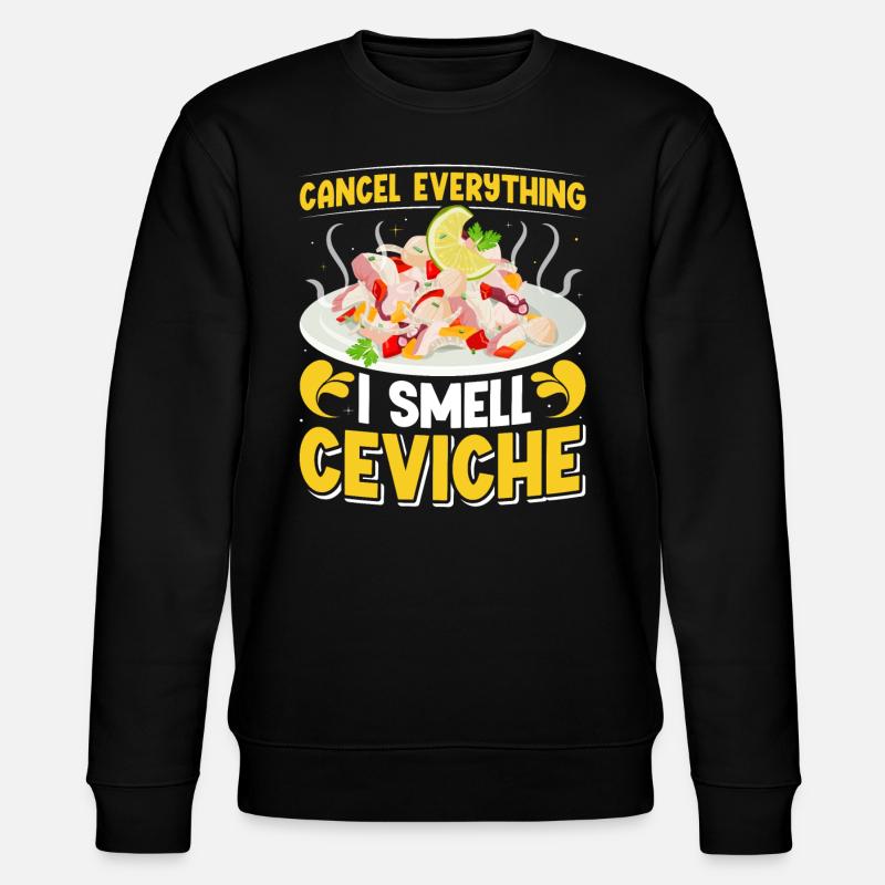 Seafood Peruvian Ceviche - Stanley/Stella Unisex Bio-Sweatshirt CHANGER  - Schwarz