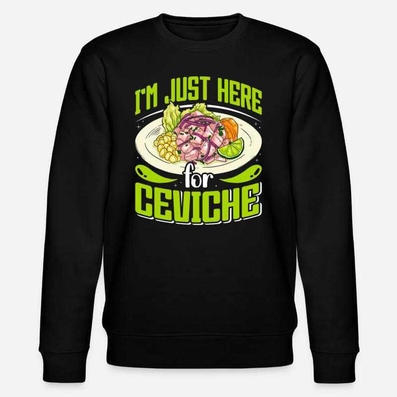 Seafood Peruvian Ceviche - Stanley/Stella Unisex Bio-Sweatshirt CHANGER  - Schwarz