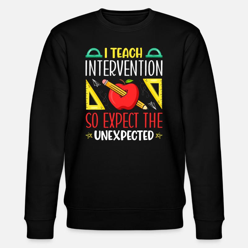 Enseignant d’intervention, Spécialiste de l’intervention - Sweat bio CHANGER Stanley/Stella Unisexe - noir