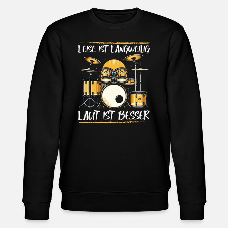 Batteur Batteur Percussion Musiciens - Sweat bio CHANGER Stanley/Stella Unisexe - noir