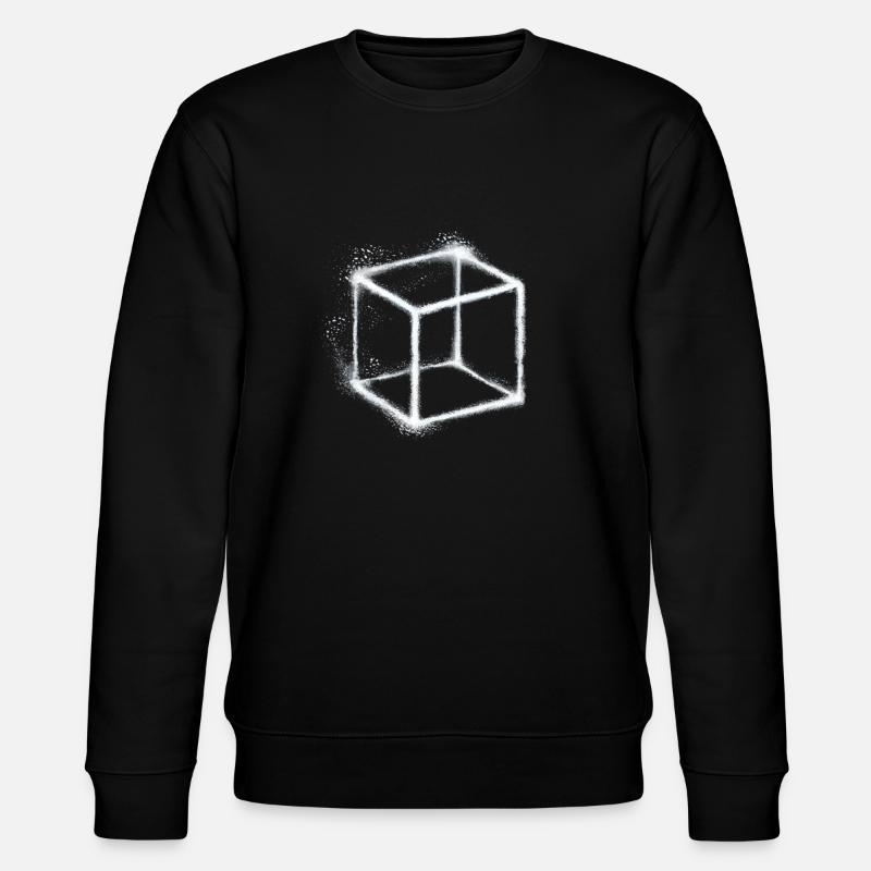 Würfel - Stanley/Stella Unisex Bio-Sweatshirt CHANGER  - Schwarz