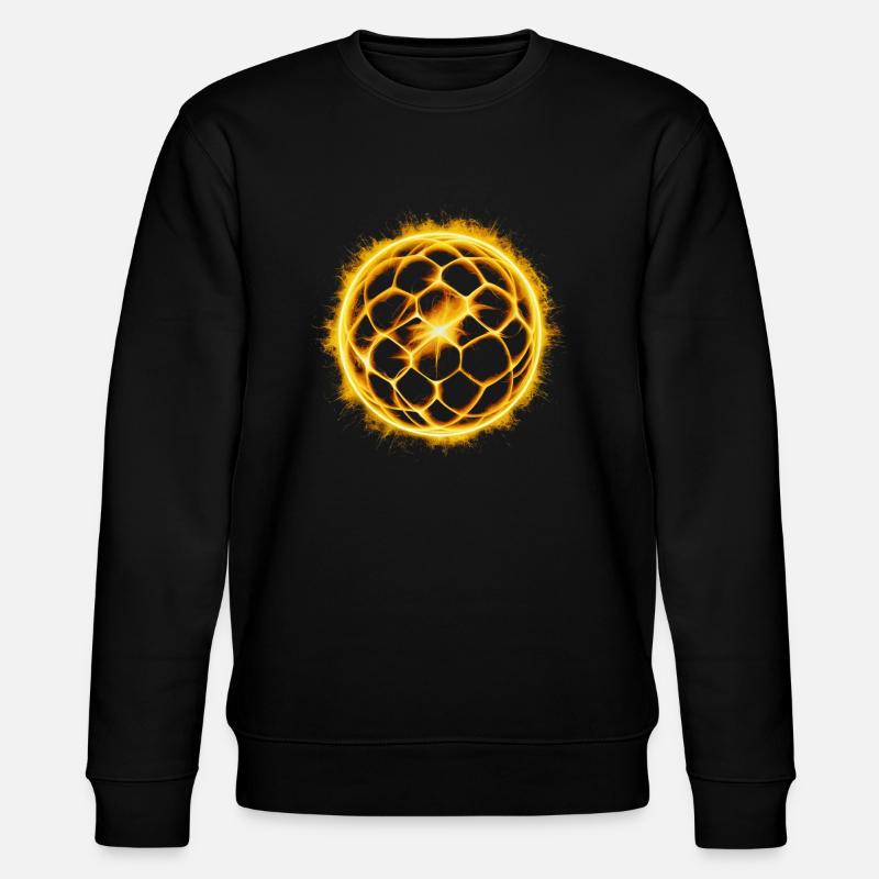 Energiekugel - Stanley/Stella Unisex Bio-Sweatshirt CHANGER  - Schwarz