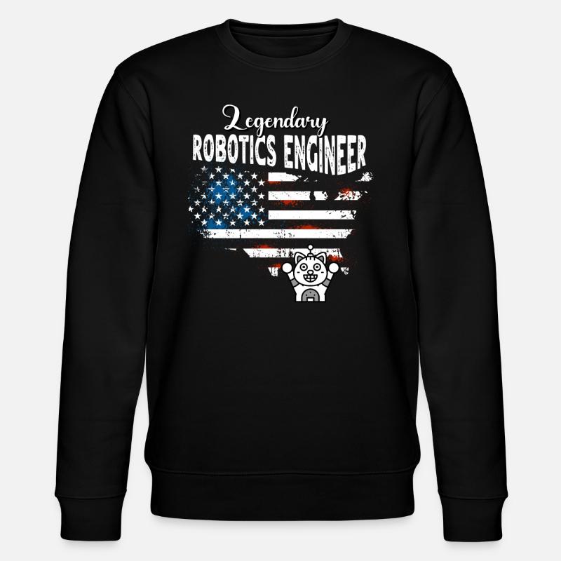 Robotics Engineer US - Stanley/Stella CHANGER Unisex Organic Sweatshirt - black