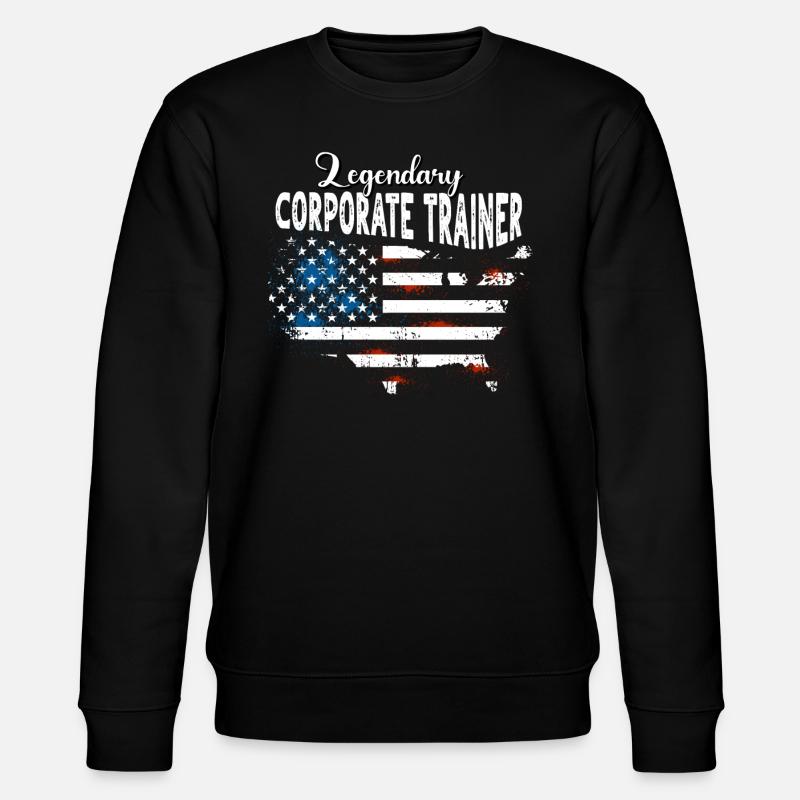 Mitarbeitercoach US - Stanley/Stella Unisex Bio-Sweatshirt CHANGER  - Schwarz