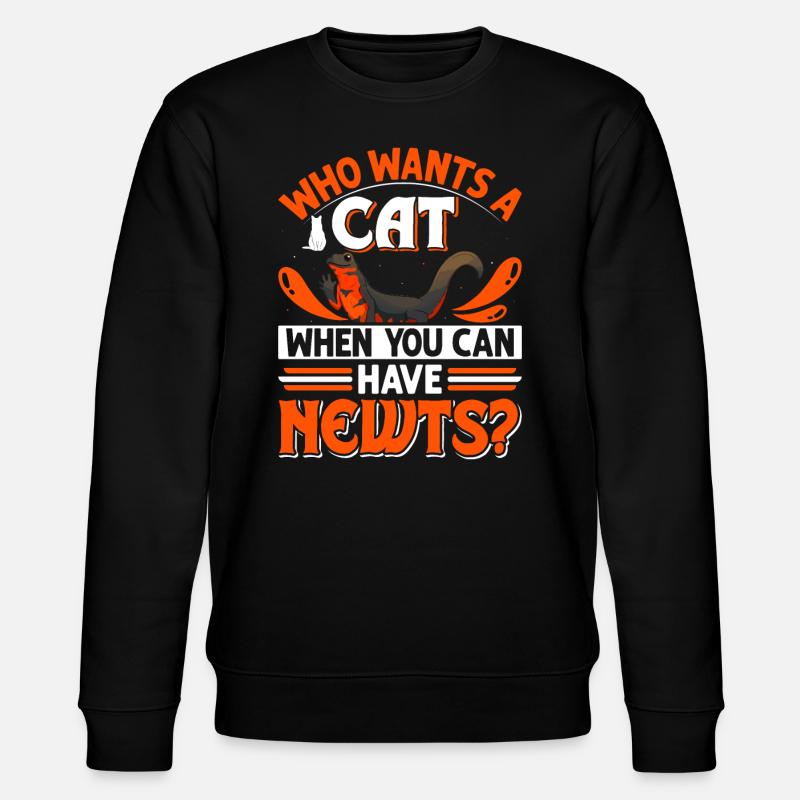 Molch - Stanley/Stella Unisex Bio-Sweatshirt CHANGER  - Schwarz