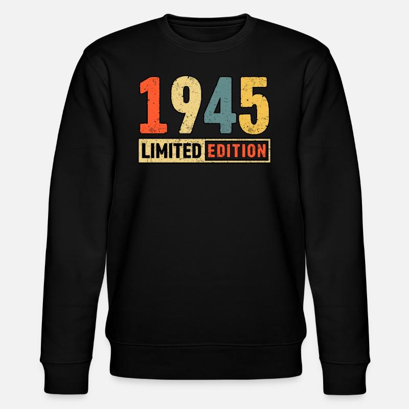 Edition limitée 1945 - Sweat bio CHANGER Stanley/Stella Unisexe - noir