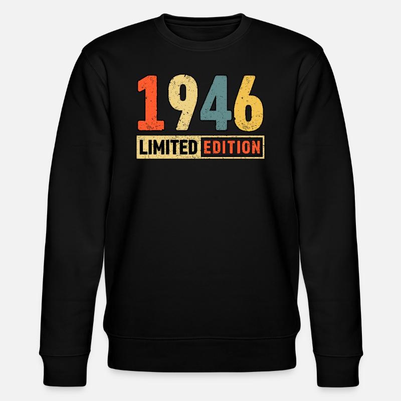 Édition limitée 1946 - Sweat bio CHANGER Stanley/Stella Unisexe - noir