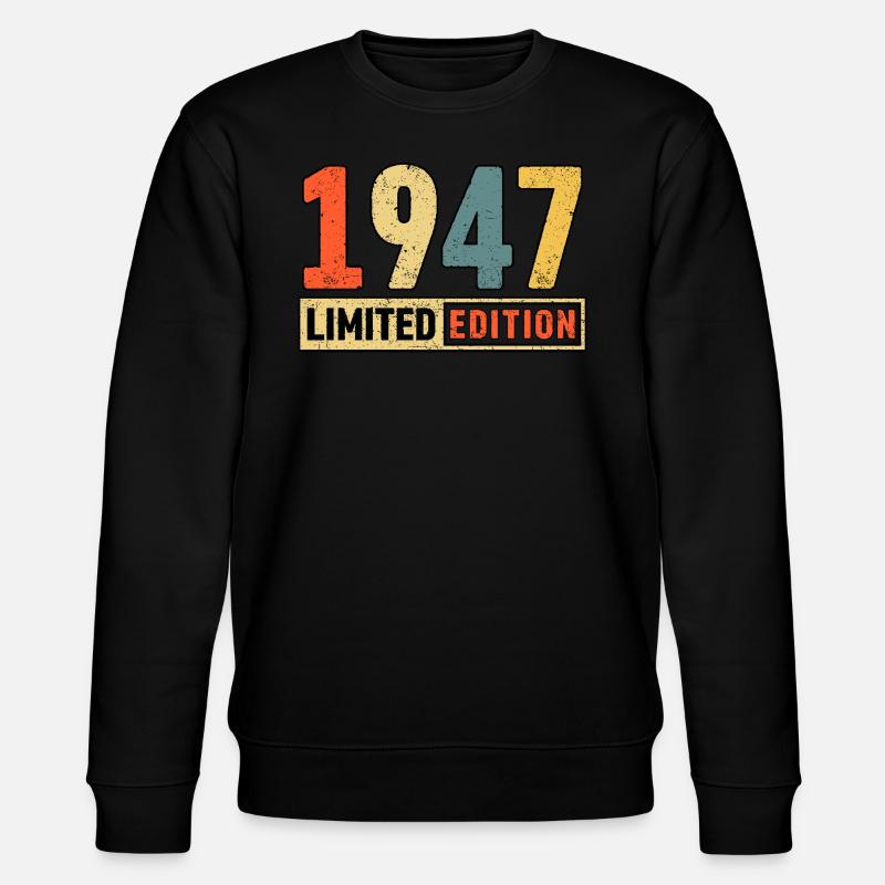 Edition limitée 1947 - Sweat bio CHANGER Stanley/Stella Unisexe - noir