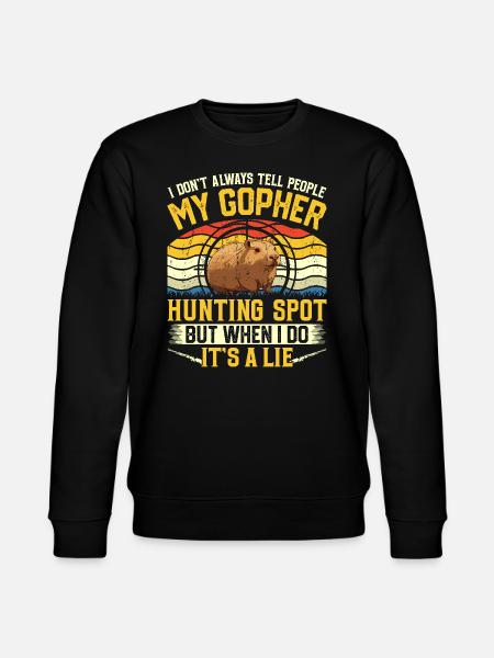 Marmot, Hunter, Hunting - Stanley/Stella CHANGER Unisex Organic Sweatshirt - black