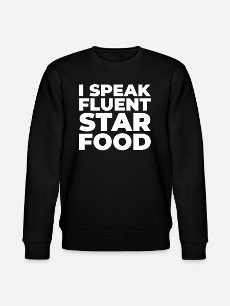 Food critic - Stanley/Stella CHANGER Unisex Organic Sweatshirt - black