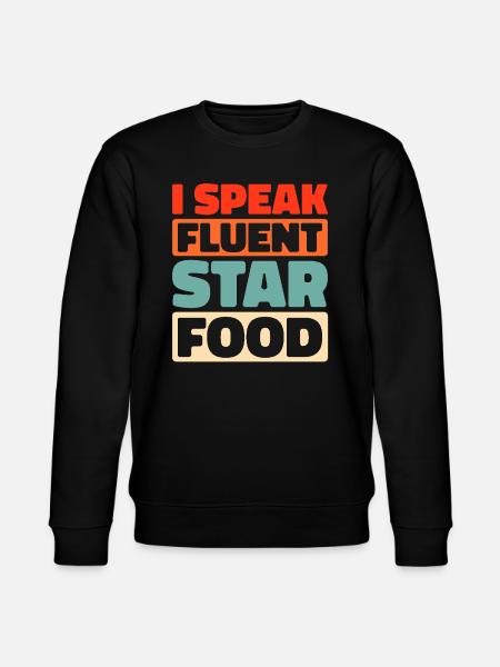 Food critic - Stanley/Stella CHANGER Unisex Organic Sweatshirt - black