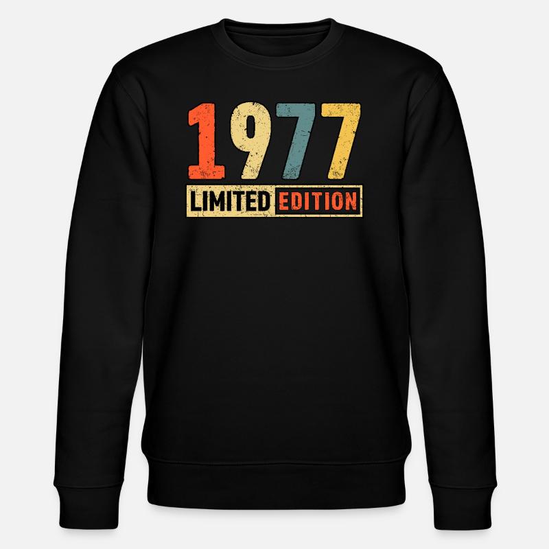 Edition limitée 1977 - Sweat bio CHANGER Stanley/Stella Unisexe - noir