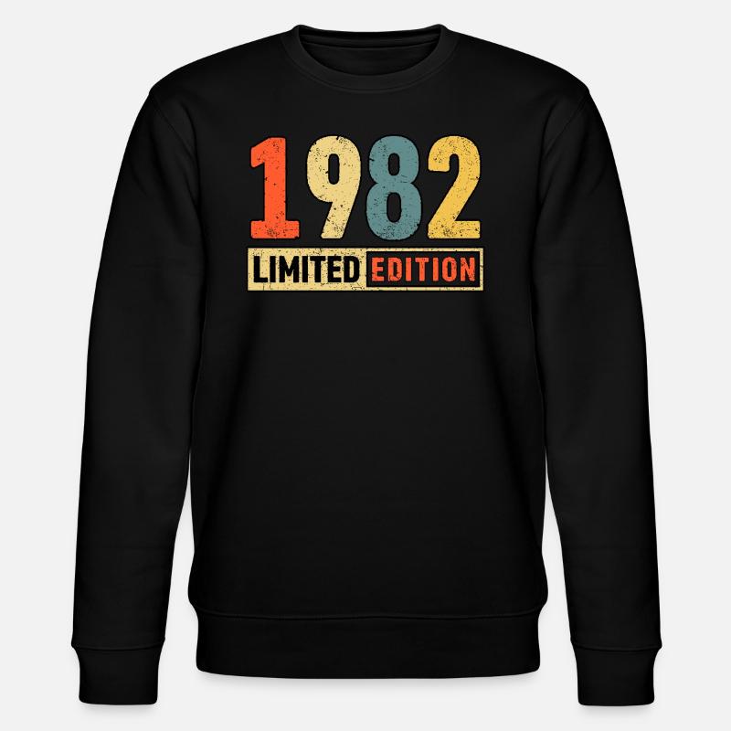 Edition limitée 1982 - Sweat bio CHANGER Stanley/Stella Unisexe - noir